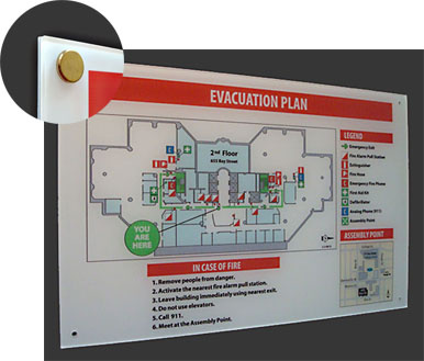 Fire Evacuation Signage